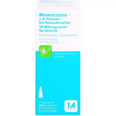 MOMETASON 1A Phar.b.Heuschnupfen 50μg/Spr.Stoß 60, 10 g