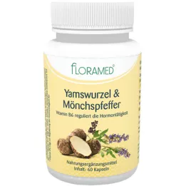 YAMSWURZEL &amp; MÖNCHSPFEFFER Floramed Kapseln, 60 St