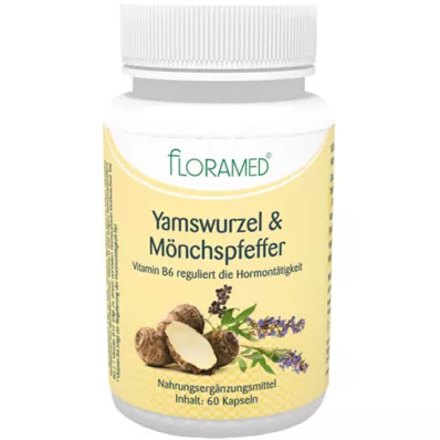 Yamswurzel & Mönchspfeffer Floramed Kapseln (60 stk) Yamswurzel & Mönchspfeffer Floramed Kapseln (60 stk)