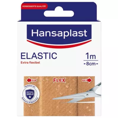Hansaplast Elastic Pflaster 8 cm x 1 m, 1 St