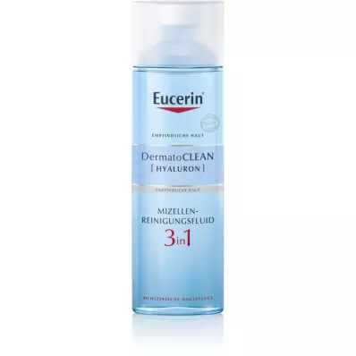 EUCERIN DermatoCLEAN Hyal.Miz.Reinigungsfluid 3in1, 200 ml