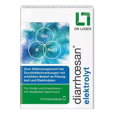 Diarrhoesan elektrolyt Pulver zur Herstellung einer Lösung zum Einnehmen, 10 St