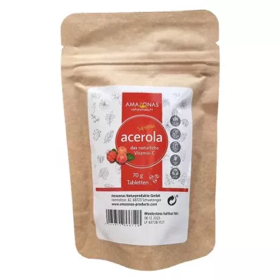 Acerola Vitamin C ohne Zuckersusatz Lutschtabletten , 70 g