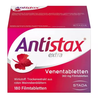 Antistax extra Venentabletten bei Krampfadern, 180 St