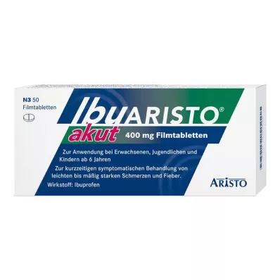 Ibu ARISTO akut 400 mg Ibuprofen Filmtabletten , 50 St