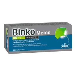 BINKO Memo 80 mg Filmtabletten, 30 St