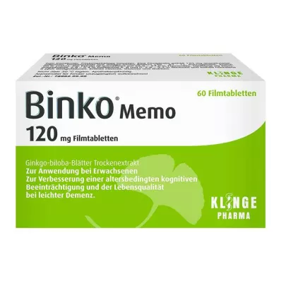 Binko Memo 120 mg Filmtabletten, 60 St Binko Memo 120 mg Filmtabletten, 60 St