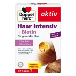 DOPPELHERZ Haar Intensiv+Biotin Kapseln, 80 St