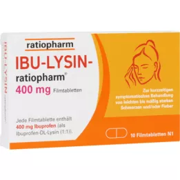 IBU-LYSIN-ratiopharm 400 mg Filmtabletten, 10 St