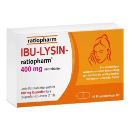 IBU LYSIN ratiopharm 400 mg - mit Ibuprofen, 10 St