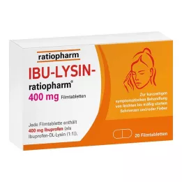 IBU-LYSIN-ratiopharm 400 mg Filmtabletten, 20 St