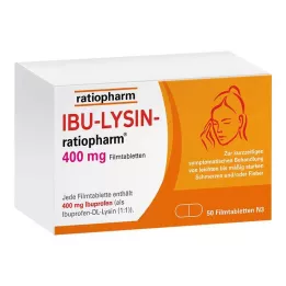IBU-LYSIN-ratiopharm 400 mg Filmtabletten, 50 St