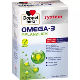 DOPPELHERZ Omega-3 pflanzlich system Kapseln, 120 St