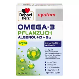 DOPPELHERZ Omega-3 pflanzlich system Kapseln, 120 St
