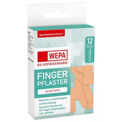 Wepa Fingerpflaster Mix 3 Größen, 12 St