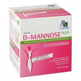 D-MANNOSE PLUS 2000 mg Sticks m.Vit.u.Mineralstof., 60X2.47 g