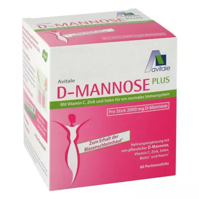 D-Mannose Plus 2000 mg Sticks, 60X2.47 g D-Mannose Plus 2000 mg Sticks, 60X2.47 g