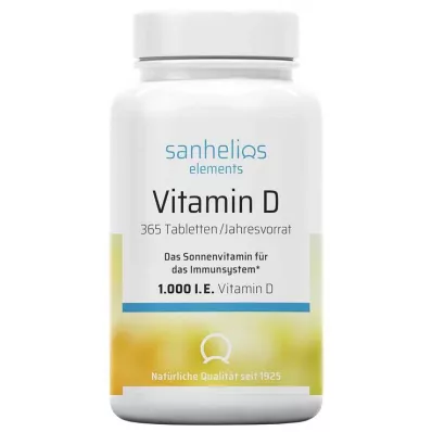Sanhelios Vitamin D 1.000 I.E. Tabletten, 365 St