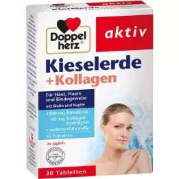 DOPPELHERZ Kieselerde+Kollagen Tabletten, 30 St