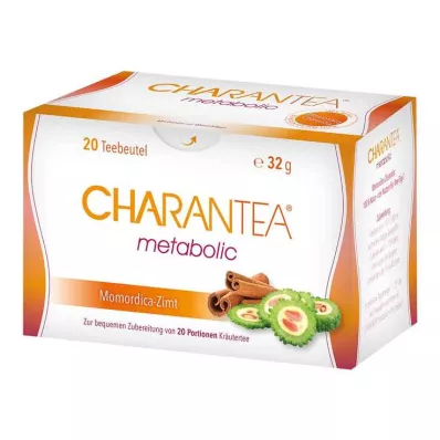 Charantea metabolic Zimt Kräutertee Filterbeutel, 20 St