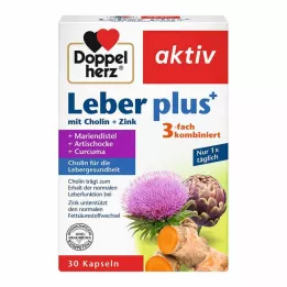 DOPPELHERZ Leber plus mit Cholin+Zink Kapseln, 30 St