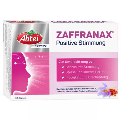 Abtei Expert Zaffranax Positive Stimmung Kapseln, 30 St
