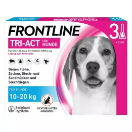 FRONTLINE Tri-Act Lsg.z.Auftropfen f.Hunde 10-20kg, 3 St