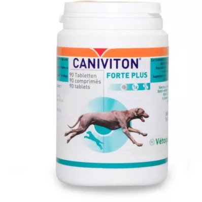 CANIVITON Forte Plus Erg.Futterm.Tbl.f.Hund/Katze, 90 St