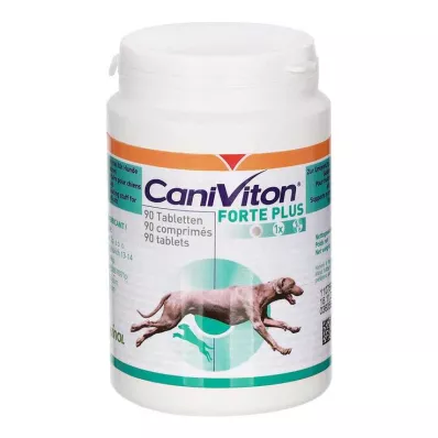 CANIVITON Forte Plus Erg.Futterm.Tbl.f.Hund/Katze, 90 St