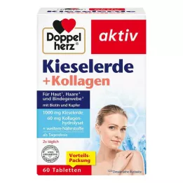 DOPPELHERZ Kieselerde+Kollagen Tabletten, 60 St