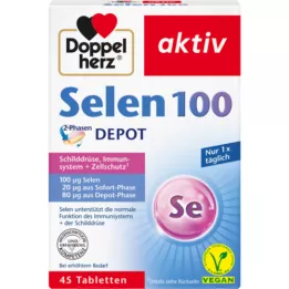 DOPPELHERZ Selen 100 2-Phasen Depot Tabletten, 45 St