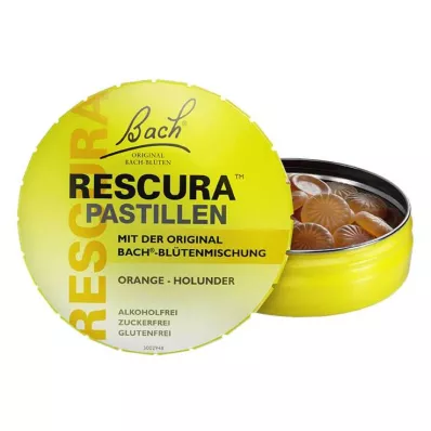 Bachblüten Original Rescura Pastillen Orange-Holunder, 50 g