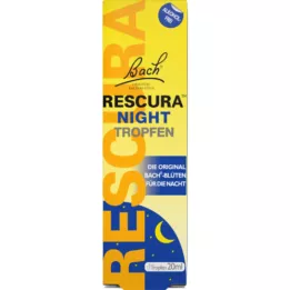 BACHBLÜTEN Original Rescura Night Tropfen alk.frei, 20 ml