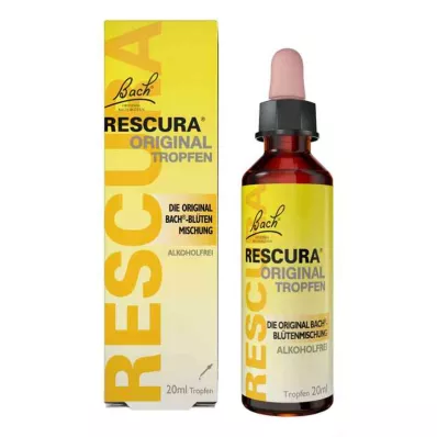 Bachblüten Original Rescura Tropfen alkoholfrei (20 ml)