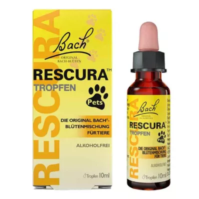 Bachblüten Original Rescura Pets Tropfen alkoholfrei vet. (für Tiere), 10 ml