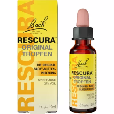 BACHBLÜTEN Original Rescura Tropfen m.Alkohol, 10 ml