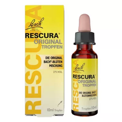 Bachblüten Original Rescura Tropfen mit Alkohol, 10 ml