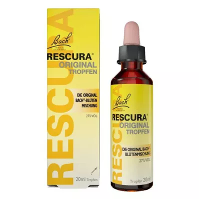 Bachblüten Original Rescura Tropfen mit Alkohol, 20 ml Bachblüten Original Rescura Tropfen mit Alkohol, 20 ml