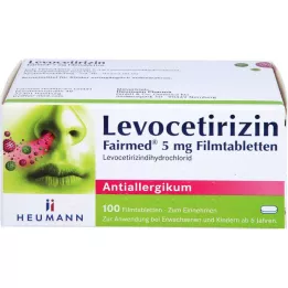 LEVOCETIRIZIN Fairmed 5 mg Filmtabletten, 100 St