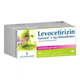 Levocetirizin Fairmed 5 Mg Filmtabletten (100 stk)