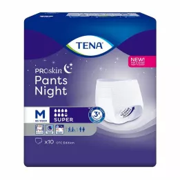TENA PANTS night super M Einweghose, 10 St