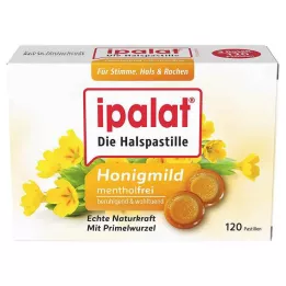 IPALAT Halspastillen honigmild o.Menthol zuckerfr., 120 St