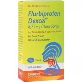 FLURBIPROFEN Dexcel 8,75 mg/Dos.Spray Mundhöhle, 15 ml