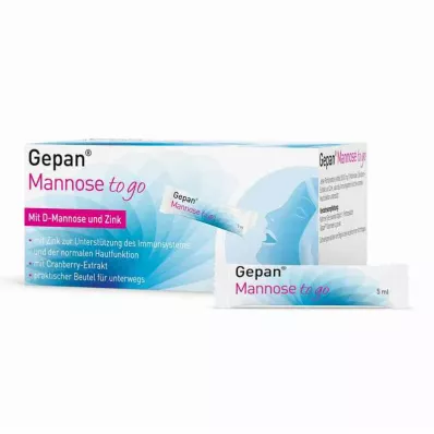 Gepan Mannose to go, trinkfertige Mannose mit Zink (14x5 ml)
