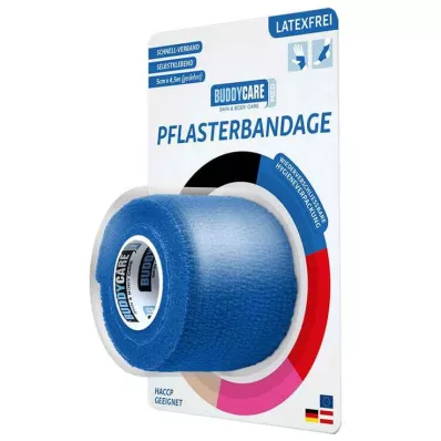 Pflasterbandage latexfrei Buddycare Med blau, 1 St Pflasterbandage latexfrei Buddycare Med blau, 1 St