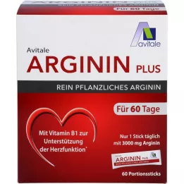 ARGININ PLUS Vitamin B1+B6+B12+Folsäure Sticks, 60X5.9 g