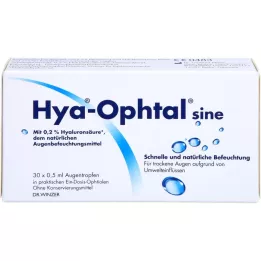 HYA-OPHTAL sine Augentropfen, 30X0.5 ml