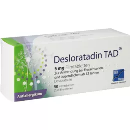 DESLORATADIN TAD 5 mg Filmtabletten, 50 St