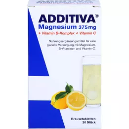 ADDITIVA Magnesium 375 mg+Vitamin B-Komplex+Vit.C, 20X6 g
