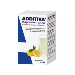 ADDITIVA Magnesium 375 mg+Vitamin B-Komplex+Vit.C, 20X6 g